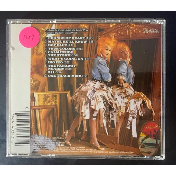 Cyndi Lauper - True Colors - CD - Excellent Condition - 80s Pop Icon - Picture 2 of 4